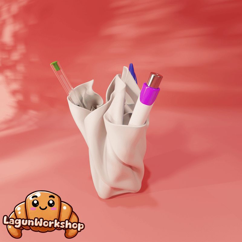 Minimal Cloth Pen Holder
