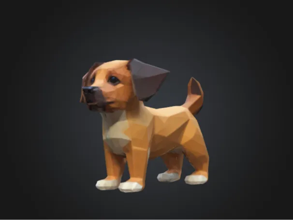 Low Poly Dog