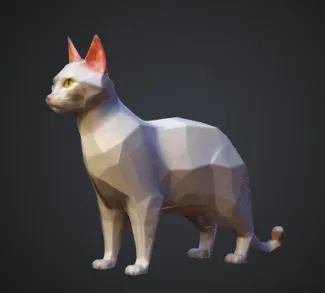 Low Poly Cat