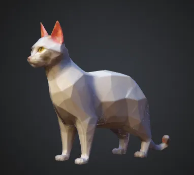 Low Poly Cat