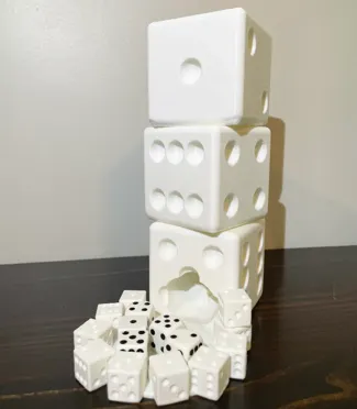 Dice Tower Shaped Dice Tower