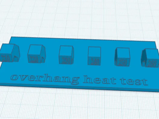 overhang heat test