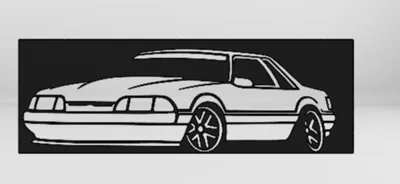 mustang silhouette