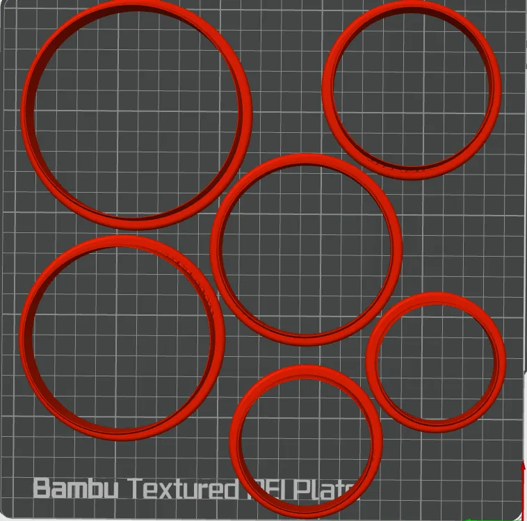 Circle cookie cutters various sizes
