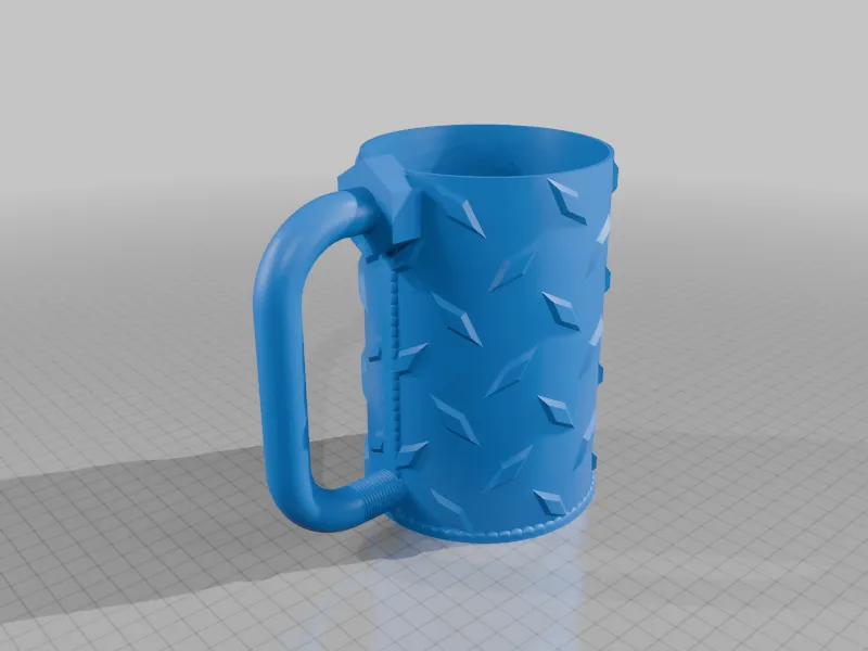 Diamond Plate Pen Holder