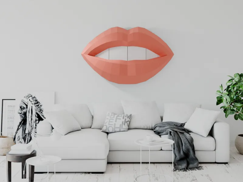 Woman Lips Wall Pop Art (multiparts]