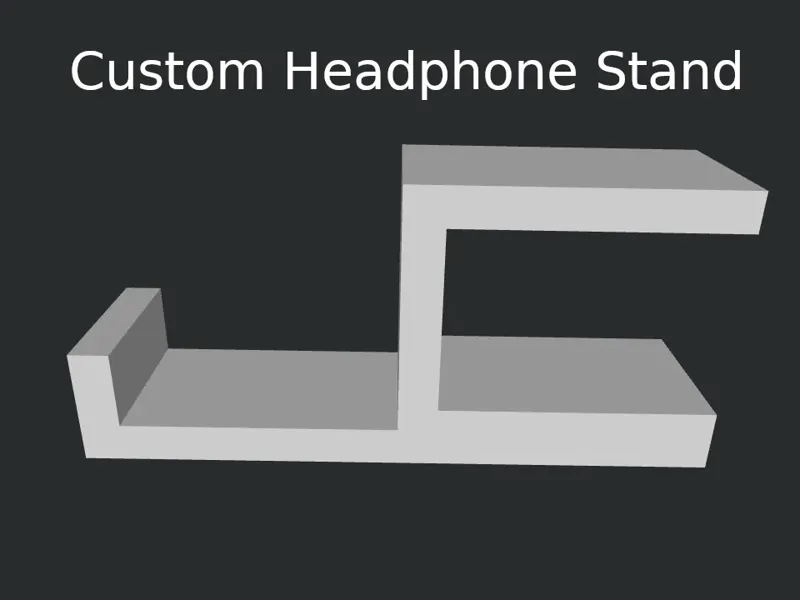 Headphone Hook (Customizable)