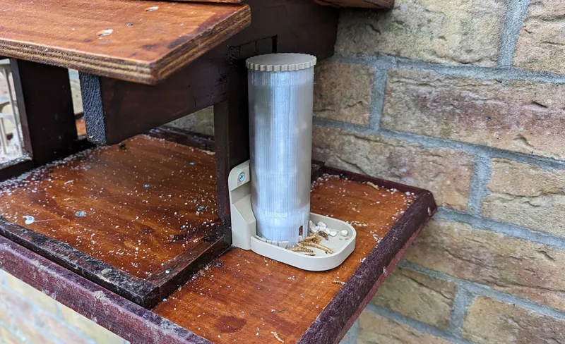 Bird Feeder with Screw Lid