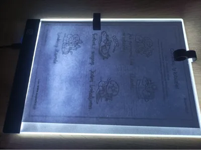 Paper clip for drawing copy board 
