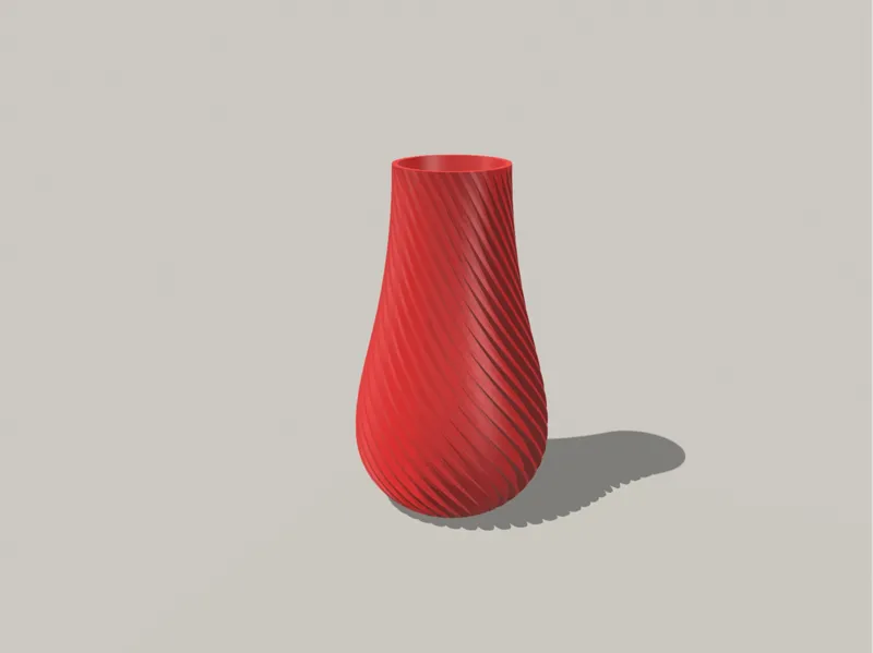 Spiral vase