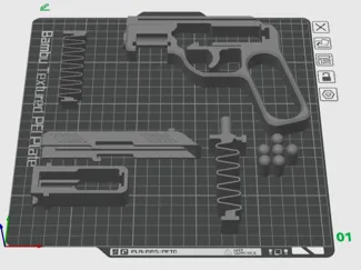 spring Gun V3 In a Same Plate