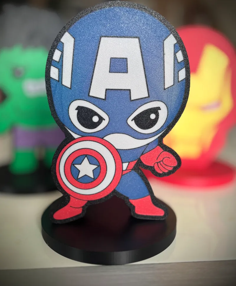 Light box mini captain america