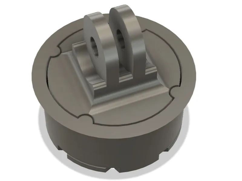 Gopro to Quadlock adapter w. lock, torque safe!