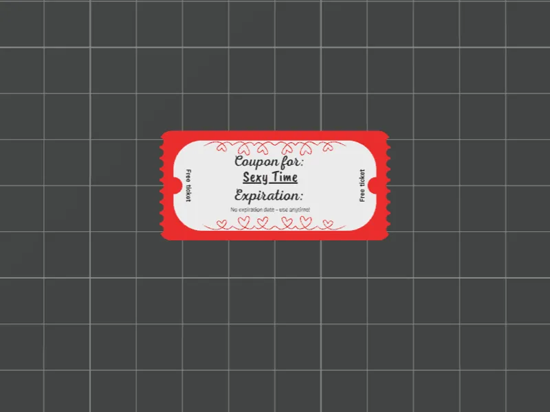 Valentine's Day sexy time coupon! 