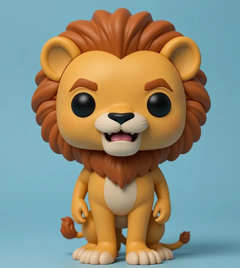Cute Lion Figure 