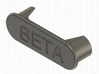 Beta Trial Motor achterbrug afdekkapje