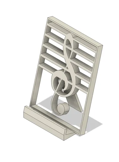 Treble Clef Phone Stand