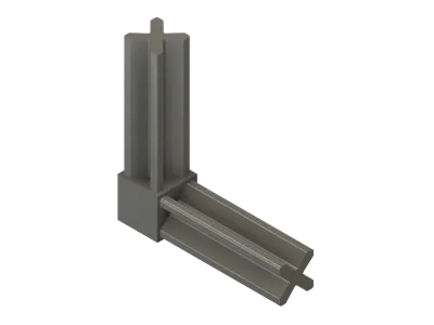 Connectors for 30x30mm aluminum profile