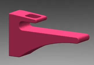 Hat Rack for wall - Keyhole Hanger Revision