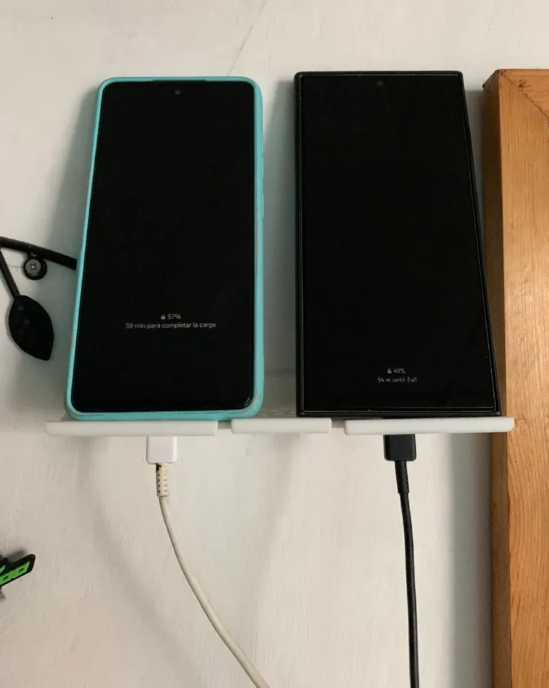 Wall phone hanger