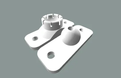 Snap fit connector