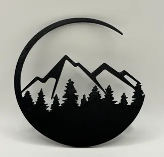 Mountain Forest Wall Art