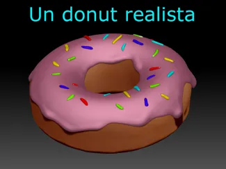 Donut realista