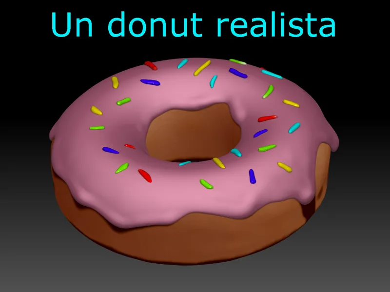 Donut realista