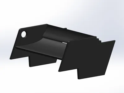 F1 Rear Wing Keychain