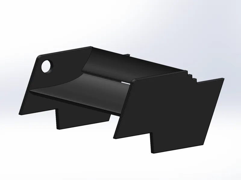 F1 Rear Wing Keychain
