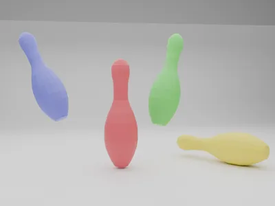 Low Poly Bowling Pin