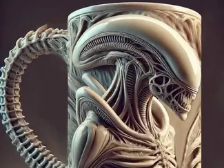 STL version of Alien mug 