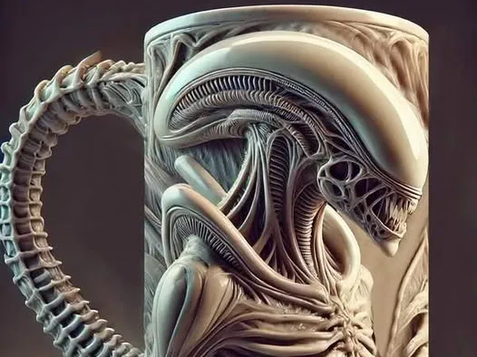 STL version of Alien mug 