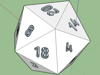 Loaded d20
