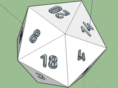 Loaded d20