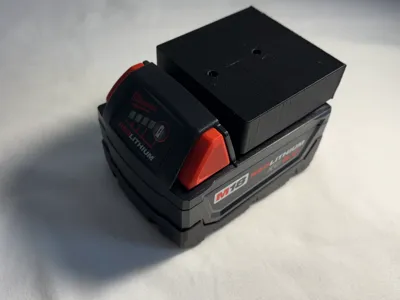 Milwaukee M18 Battery Holder – Easy to Print!