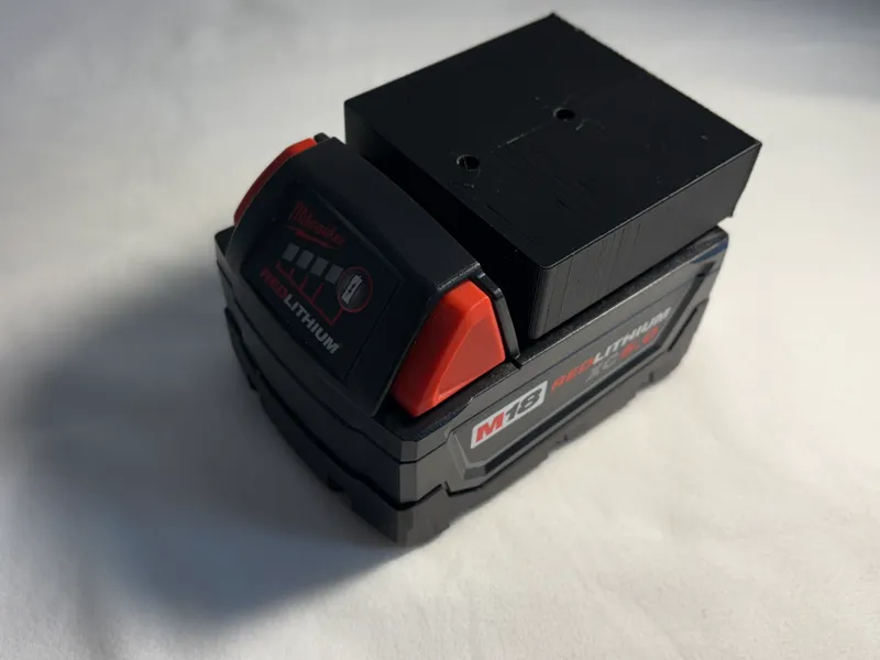 Milwaukee M18 Battery Holder – Easy to Print!