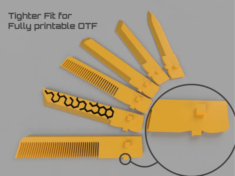Tighter Fit Blades for OTF
