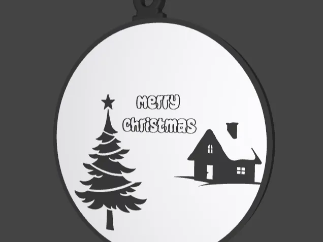 merry Christmas ornament