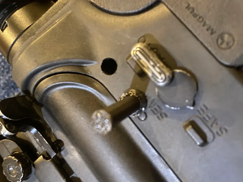 Airsoft Matrix gbbr m4 back pin replacement 