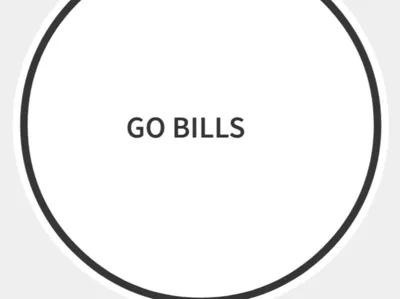 go bills circlel sign