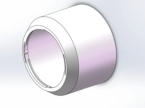 Pare-soleil réversible pour objectif Yongnuo 50mm f1.8