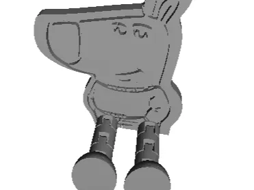 Articulated chill guy