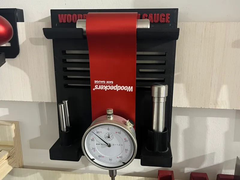 Woodpeckers Saw Gauge French Cleat Display
