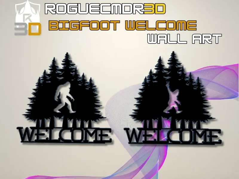 Welcome to Bigfoot Country Wall-Art Signs - v2