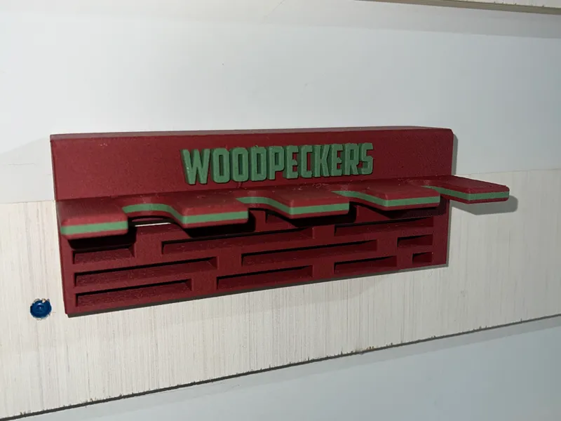 Woodpeckers Chisels French Cleat Display
