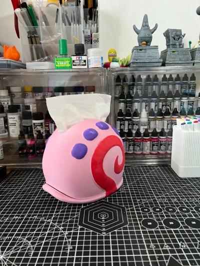 Spongebob Squarepants Minimalist Tissue Box by CC MakerWorld: Download ...