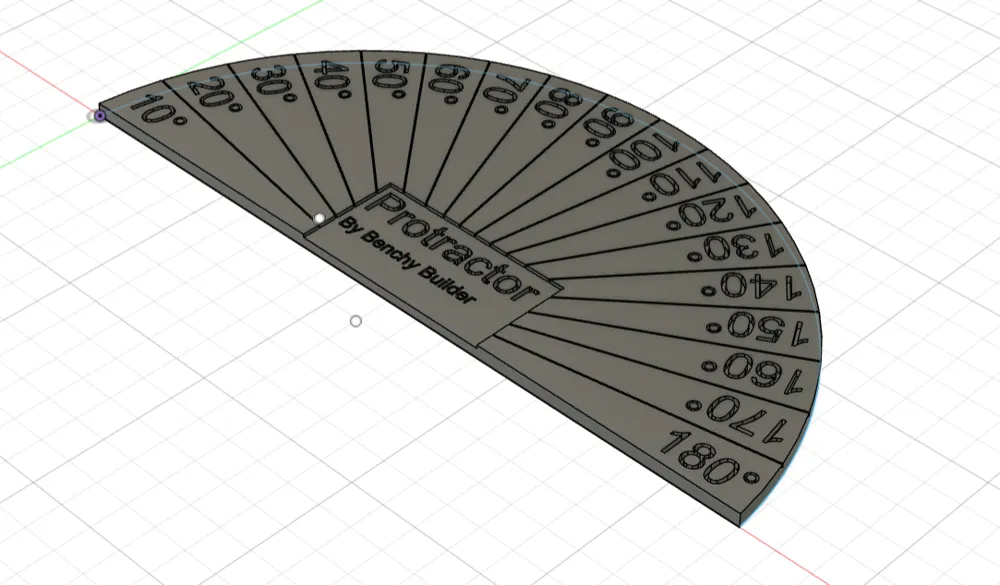 Protractor by BenchyBuilder - MakerWorld