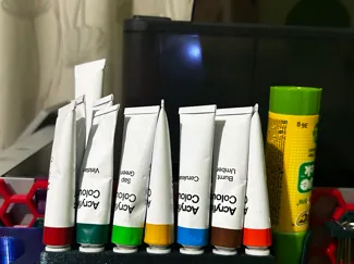 12ml Acrylic Paint tube tray hsw