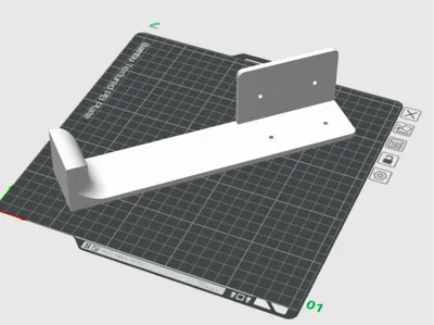 Support Ikea Lack Table left 